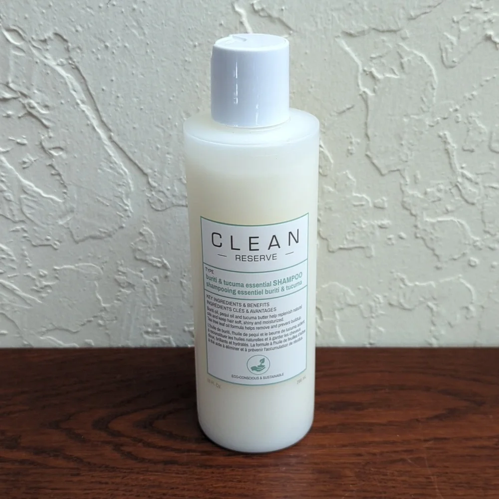 CLEAN RESERVE Buriti & Tucuma Essential Vegan Hair Shampoo 10 oz